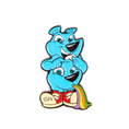 Load image into Gallery viewer, Sirron Norris Gut Bear Hat Pin by Smoke Drop | Buddy Brandz

