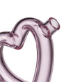 Load image into Gallery viewer, MJ Arsenal Love Handle Glass Pipe by Smoke Drop - view 3 | Buddy Brandz
