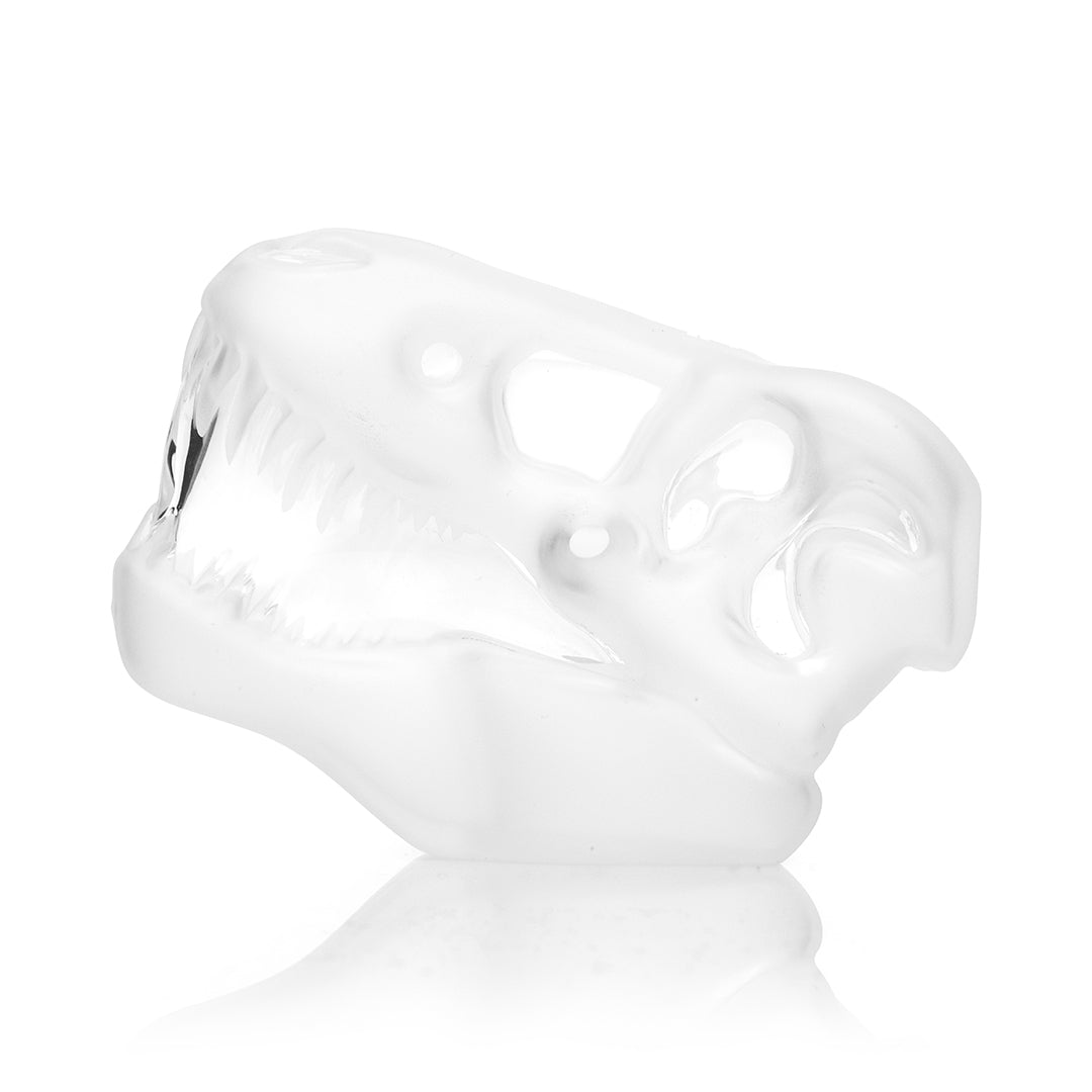 Jurassic Spark Skull Hand Pipe by Smoke Drop - view 2 | Buddy Brandz