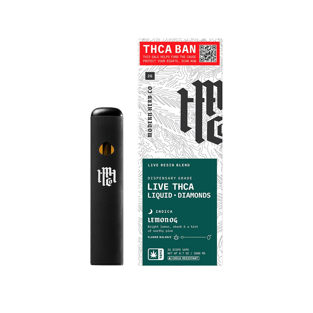 Modern Herb Co SAVE THCA Liquid Diamonds Disposable | 2g by Smoke Drop - view 3 | Buddy Brandz