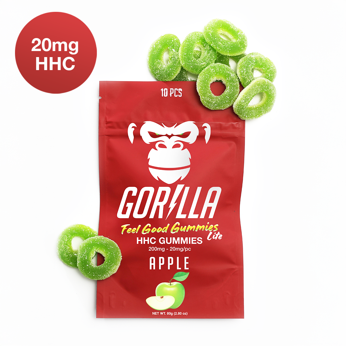 HHC Gummies - 20MG (10pc) by Smoke Drop | Buddy Brandz