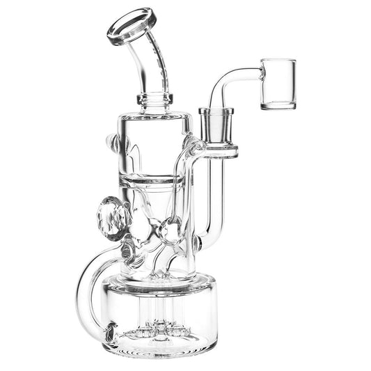 Pulsar Debonaire Diamond Triple Perc Glass Recycler Dab Rig by Smoke Drop | Buddy Brandz | Buddy Brandz
