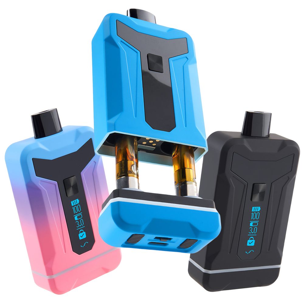 Ooze Duet Dual Cartridge Vape Battery by Smoke Drop - view 5 | Buddy Brandz