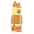 Cargar la imagen en la vista de la galería, RAW Natural Perforated Gummed Tips by Smoke Drop - view 2 | Buddy Brandz
