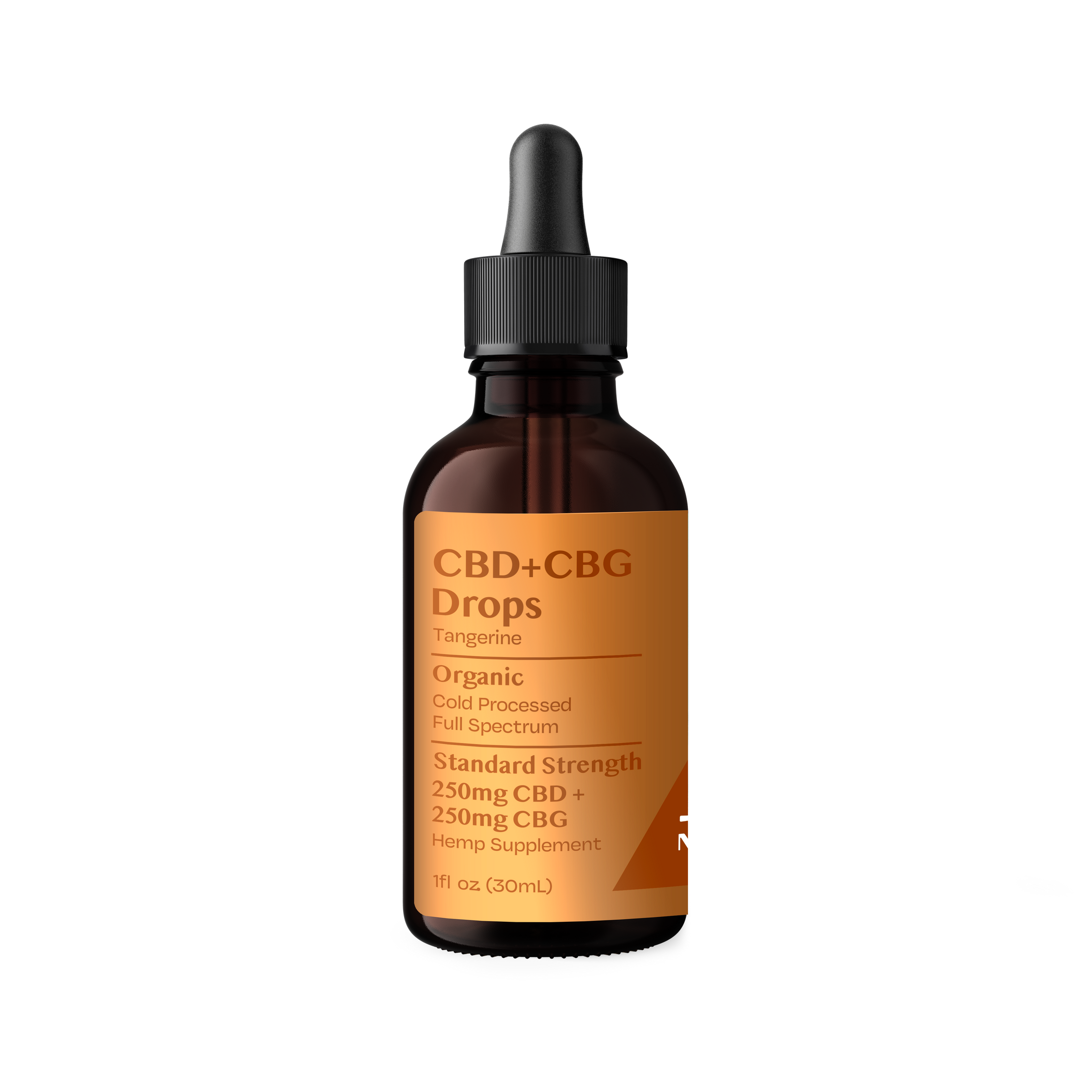 Organic CBG+CBD Tangerine Drops 250mg+250mg by Smoke Drop - view 2 | Buddy Brandz