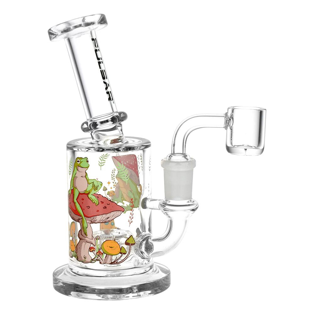 Pulsar Froggy Fun Guy Glass Dab Rig by Smoke Drop | Buddy Brandz