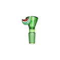 Load image into Gallery viewer, Pulsar Fruit Series Watermelon Zkittles Herb Pipe Glow Duo - 10" / 14mm F by Smoke Drop - view 6 | Buddy Brandz
