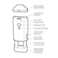 Load image into Gallery viewer, Pulsar DuploCart Thick Oil Vaporizer by Smoke Drop - view 5 | Buddy Brandz
