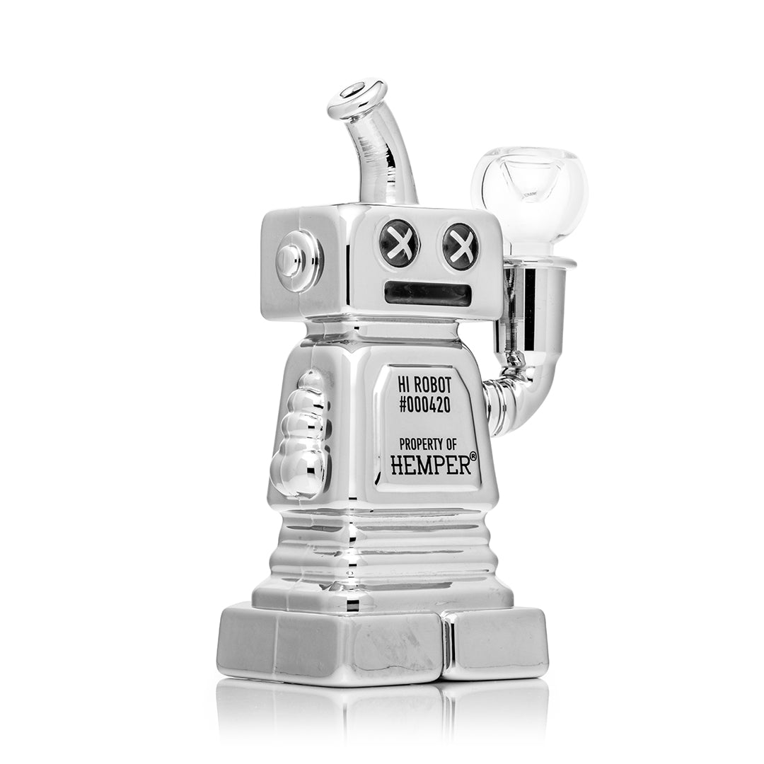 Hemper Hi-Robot Bong 5.9" by Smoke Drop - view 2 | Buddy Brandz