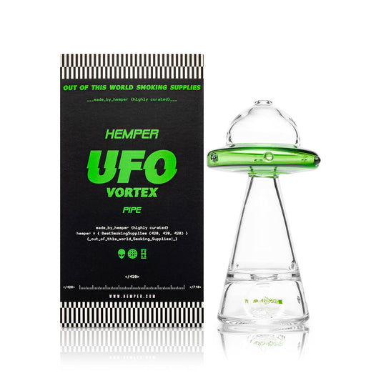 UFO Glass Hand Pipe by Smoke Drop | Buddy Brandz | Buddy Brandz