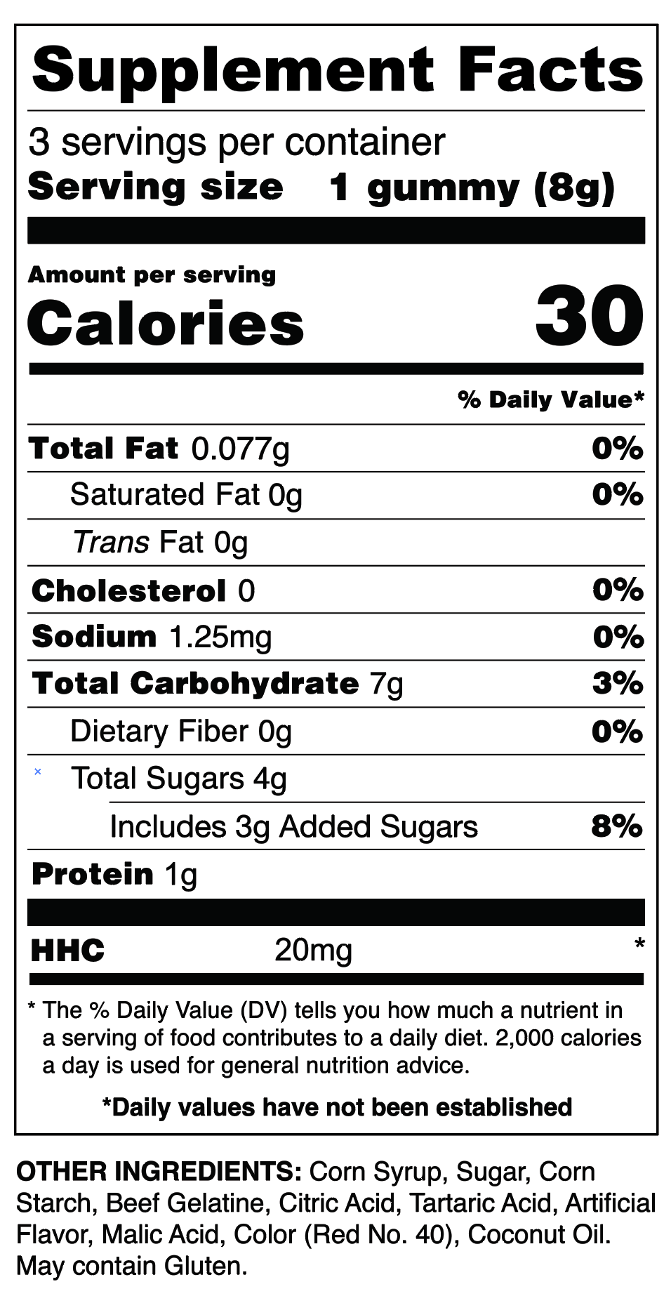 HHC Gummies - 20MG (3pc) by Smoke Drop - view 14 | Buddy Brandz