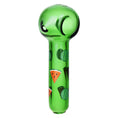 Load image into Gallery viewer, Pulsar Fruit Series Watermelon Zkittles Herb Pipe Glow Duo - 10" / 14mm F by Smoke Drop - view 3 | Buddy Brandz
