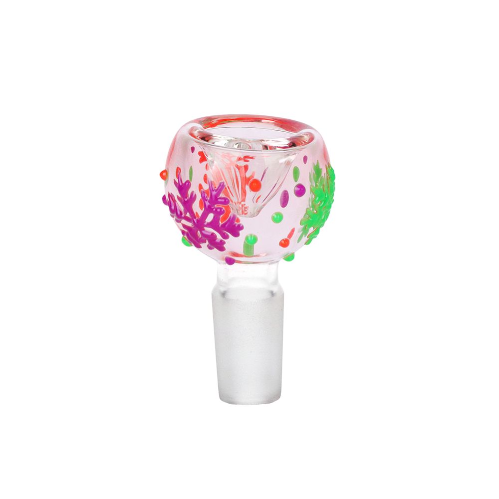 Pulsar Kiss My Lips Glow In Dark Beaker Glass Water Pipe - 9.75" / 14mm F by Smoke Drop - view 4 | Buddy Brandz