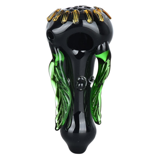Sunflower Glass Hand Pipe by Smoke Drop | Buddy Brandz | Buddy Brandz