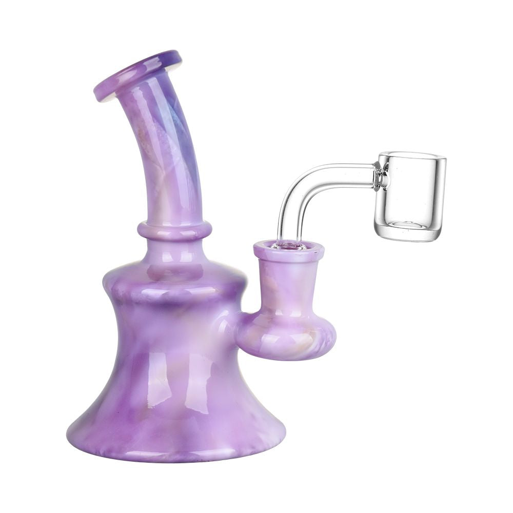 Marbled Tie Dye Mini Glass Dab Rig by Smoke Drop | Buddy Brandz