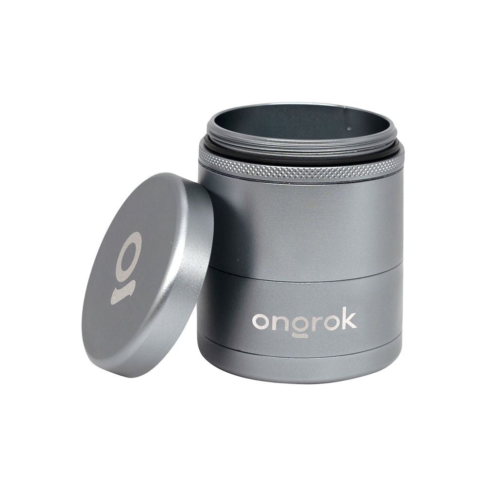 ONGROK Flower Petal Toothless Aluminum Storage Grinder | 5pc by Smoke Drop - view 23 | Buddy Brandz