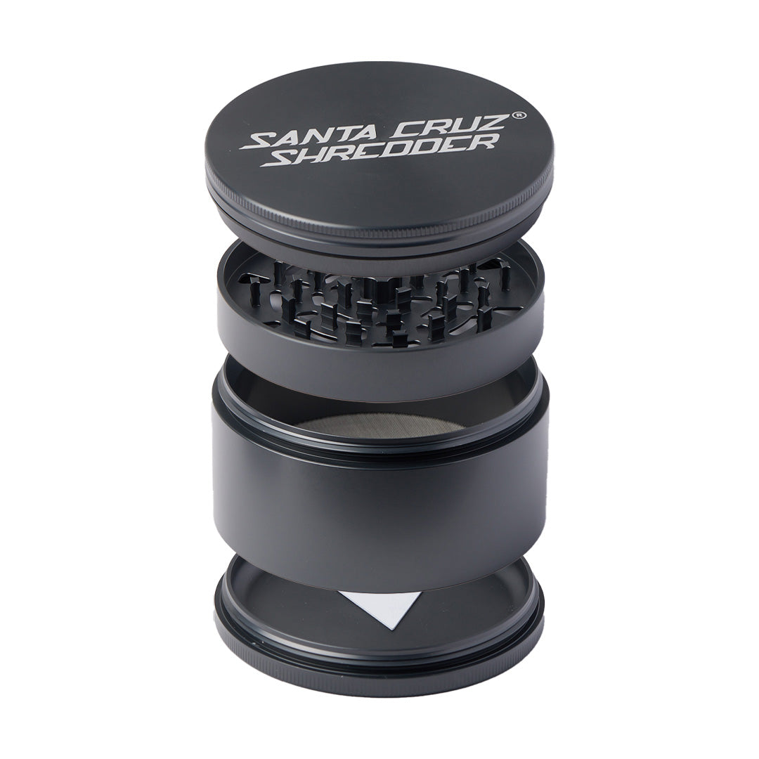 Santa Cruz Shredder Large 4-Piece Grinder by Smoke Drop - view 9 | Buddy Brandz