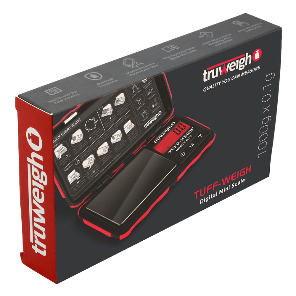Truweigh Tuff-Weigh Mini Scale | 1000g x 0.1g by Smoke Drop - view 4 | Buddy Brandz