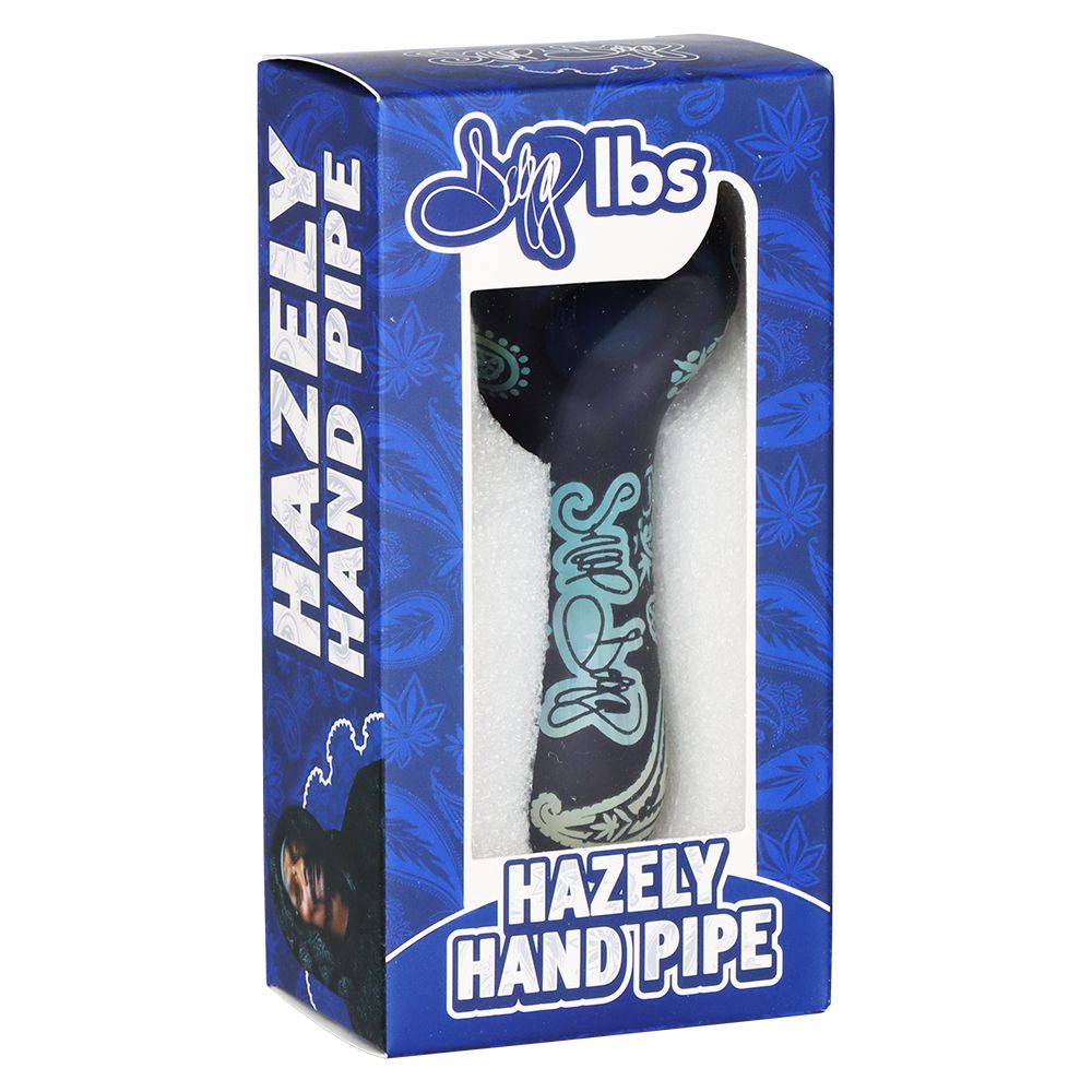 Dogg Lbs Engraved Hazely Glass Spoon Pipe - 4" / Colors Vary by Smoke Drop - view 4 | Buddy Brandz