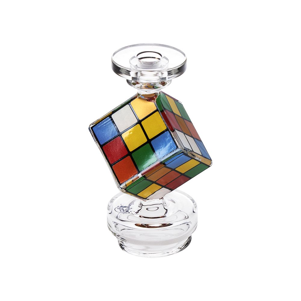 Pulsar Cubez Dry Glass Attachment for Puffco Peak/Pro - 4.2" by Smoke Drop - view 3 | Buddy Brandz