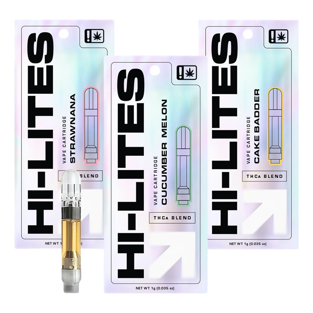 Modern Herb Co Hi-Lites D8 + THCA Blend Cartridge | 1g by Smoke Drop | Buddy Brandz
