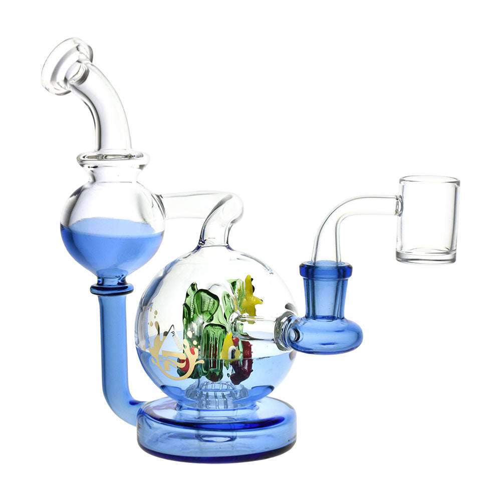 Pulsar Sea Globe Recycler Dab Rig - 7" / 14mm F by Smoke Drop | Buddy Brandz
