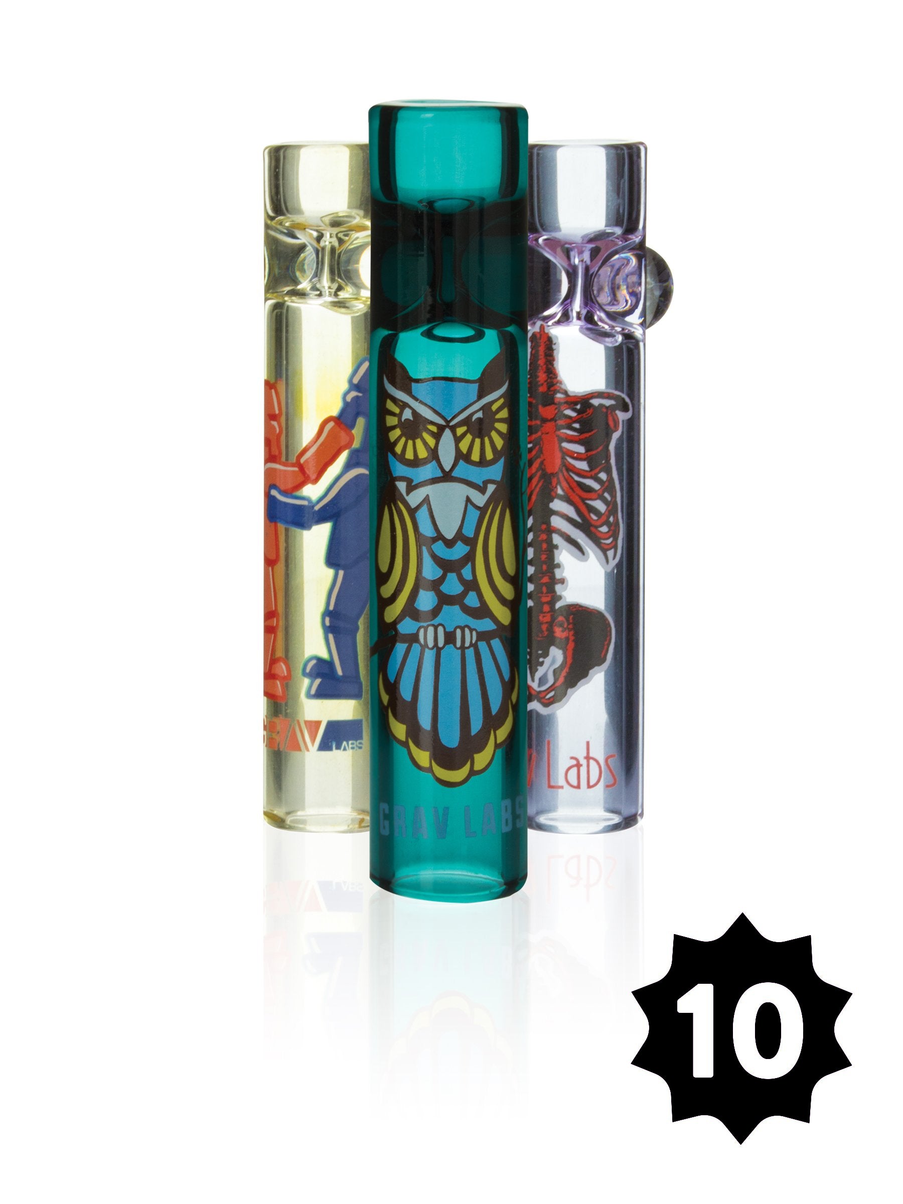 16mm GRAV® Whimsical Taster - Pack of 10 by Smoke Drop | Buddy Brandz