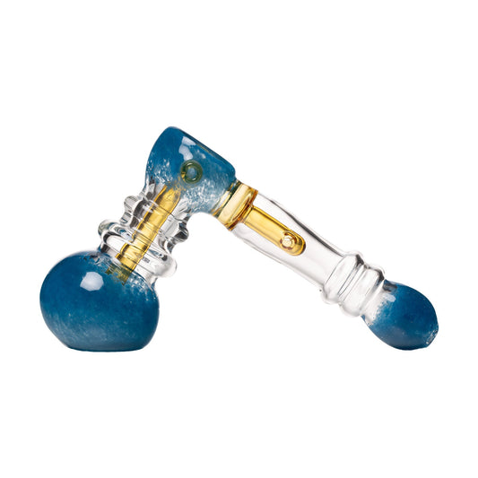 Human Grade Frit Hammer Bubbler by Smoke Drop - view 2 | Buddy Brandz - alternate view | Buddy Brandz