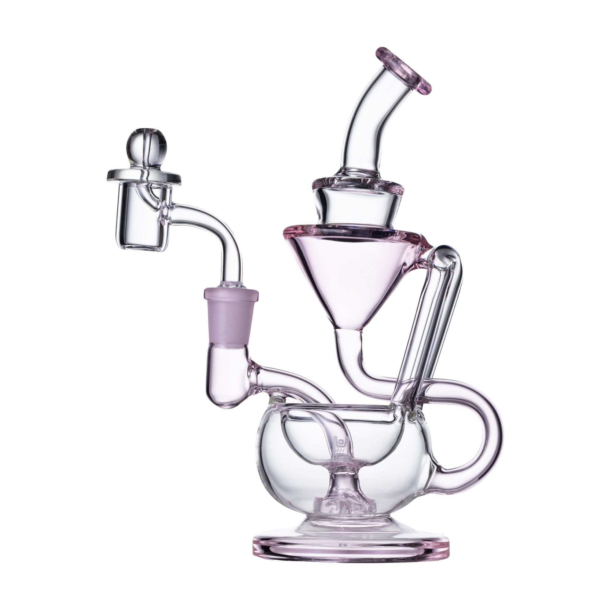 Human Grade 8" Recycler by Smoke Drop - view 4 | Buddy Brandz