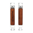Load image into Gallery viewer, Pulsar Glass & Wood One Hitter | 4" by Smoke Drop | Buddy Brandz
