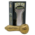 Load image into Gallery viewer, Death Row Records Metallic Etched Glass Spoon Pipe - 4" by Smoke Drop - view 4 | Buddy Brandz
