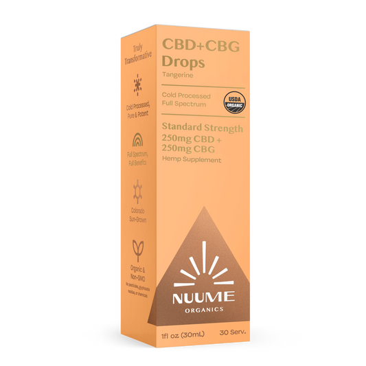 Organic CBG+CBD Tangerine Drops 250mg+250mg by Smoke Drop | Buddy Brandz | Buddy Brandz