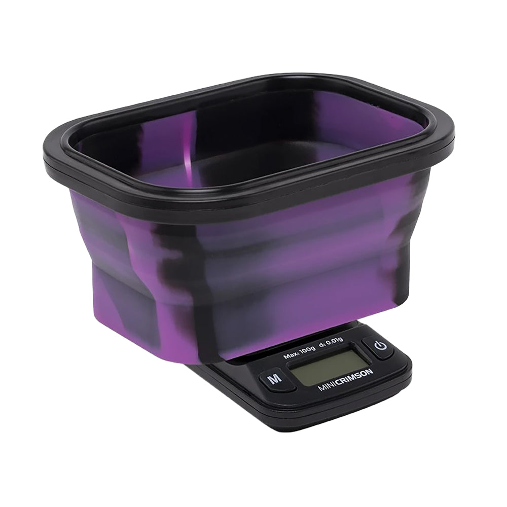 Truweigh Mini Crimson Collapsible Bowl Scale by Smoke Drop - view 3 | Buddy Brandz