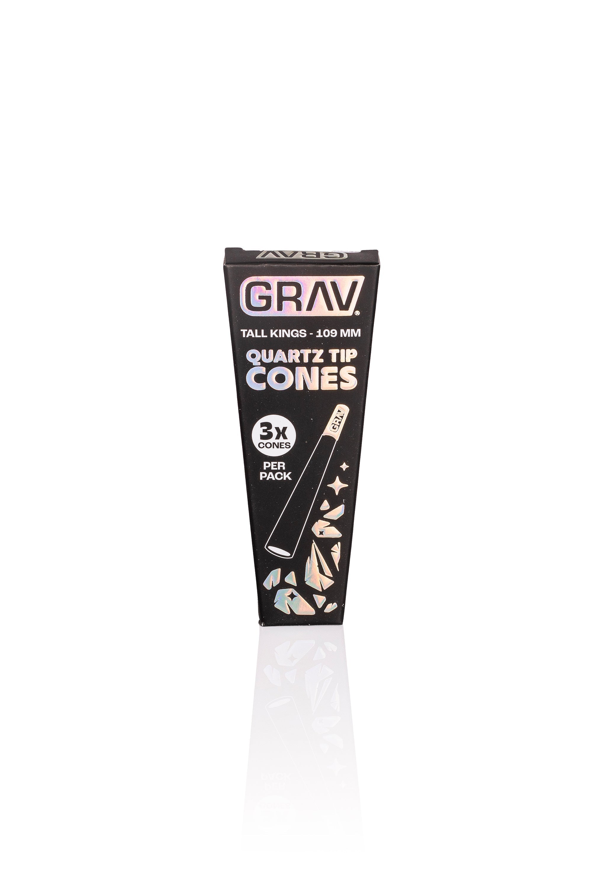 GRAV® Tall Kings Quartz Tip Cones by Smoke Drop - view 3 | Buddy Brandz