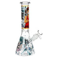 Load image into Gallery viewer, One Treasure Beaker Glass Water Pipe | 10.25" | 14mm F by Smoke Drop - view 3 | Buddy Brandz

