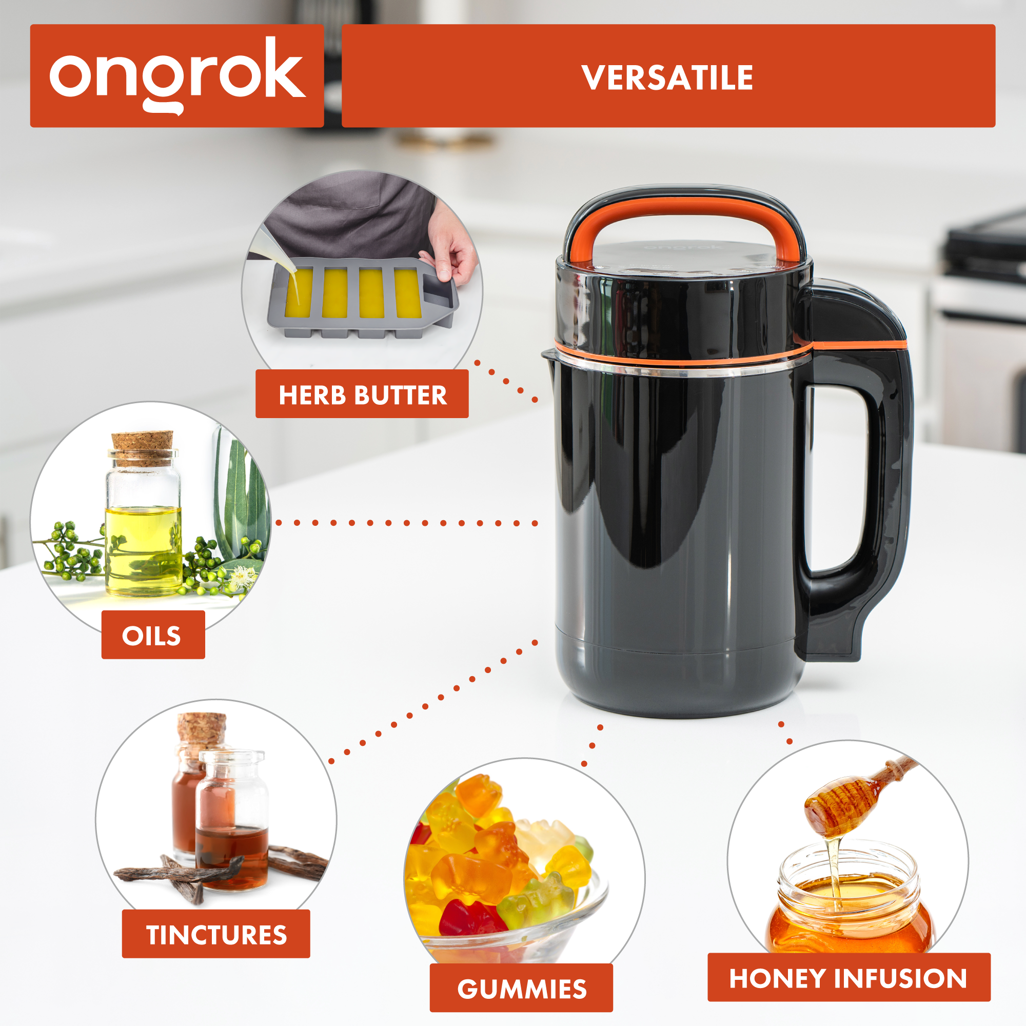 Ongrock Large (Full-Size) Botanical Infuser Machine and Kit by Smoke Drop - view 14 | Buddy Brandz