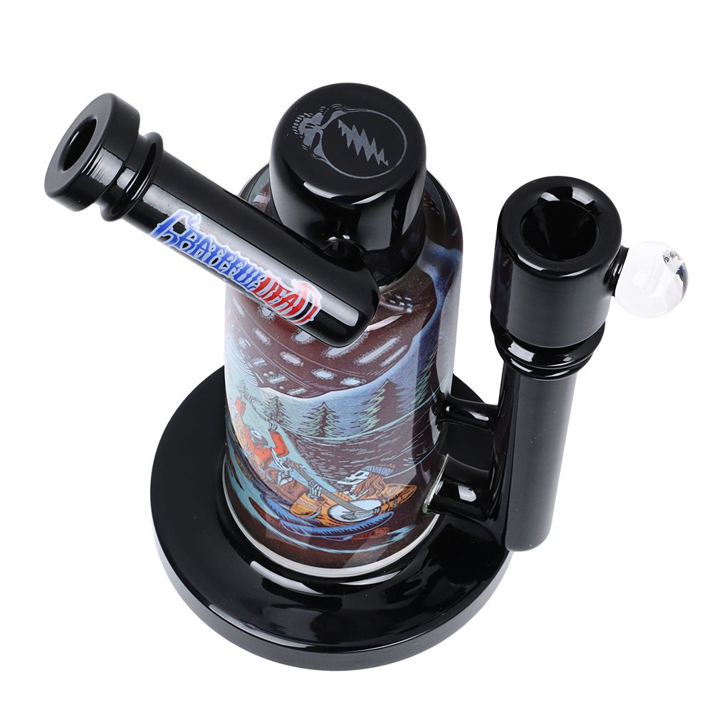 Grateful Dead x Pulsar Inside Print Water Pipe - 8.5" / UFO Jam by Smoke Drop - view 4 | Buddy Brandz