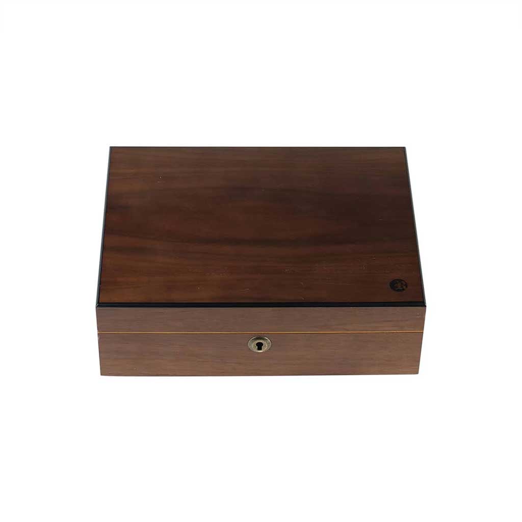 HUMIDOR WALNUT COMBO BOX by Smoke Drop - view 5 | Buddy Brandz