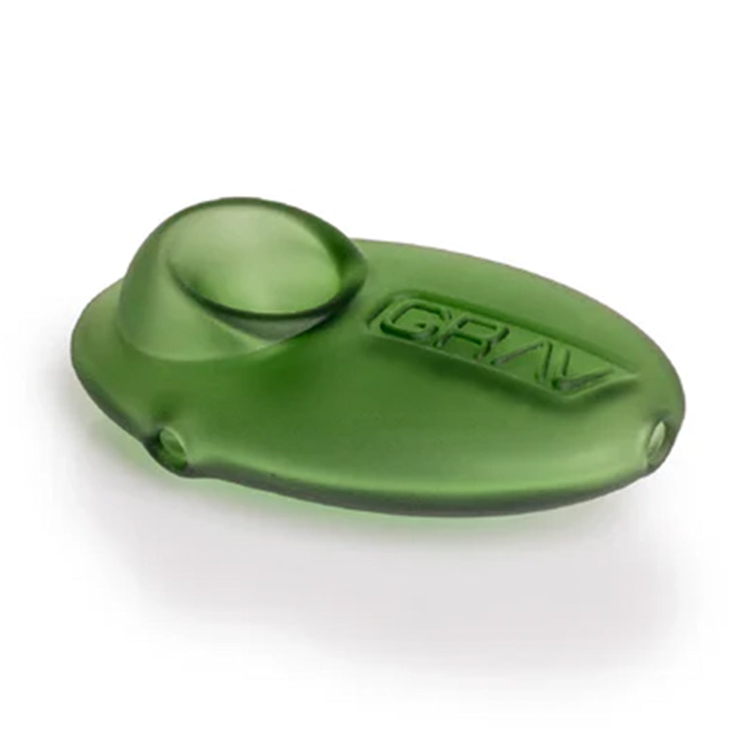 Grav Sandblasted Pebble Spoon Pipe by Smoke Drop - view 4 | Buddy Brandz