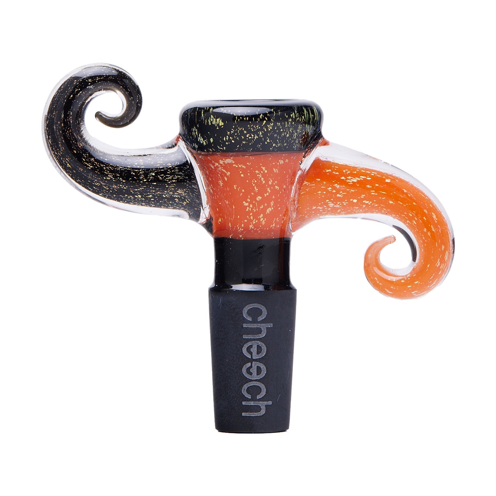 Cheech Glass 2" 14mm Dichro Horns Up and Down by Smoke Drop - view 2 | Buddy Brandz