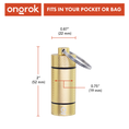 Load image into Gallery viewer, Ongrok Small Storage Keychain by Smoke Drop - view 24 | Buddy Brandz
