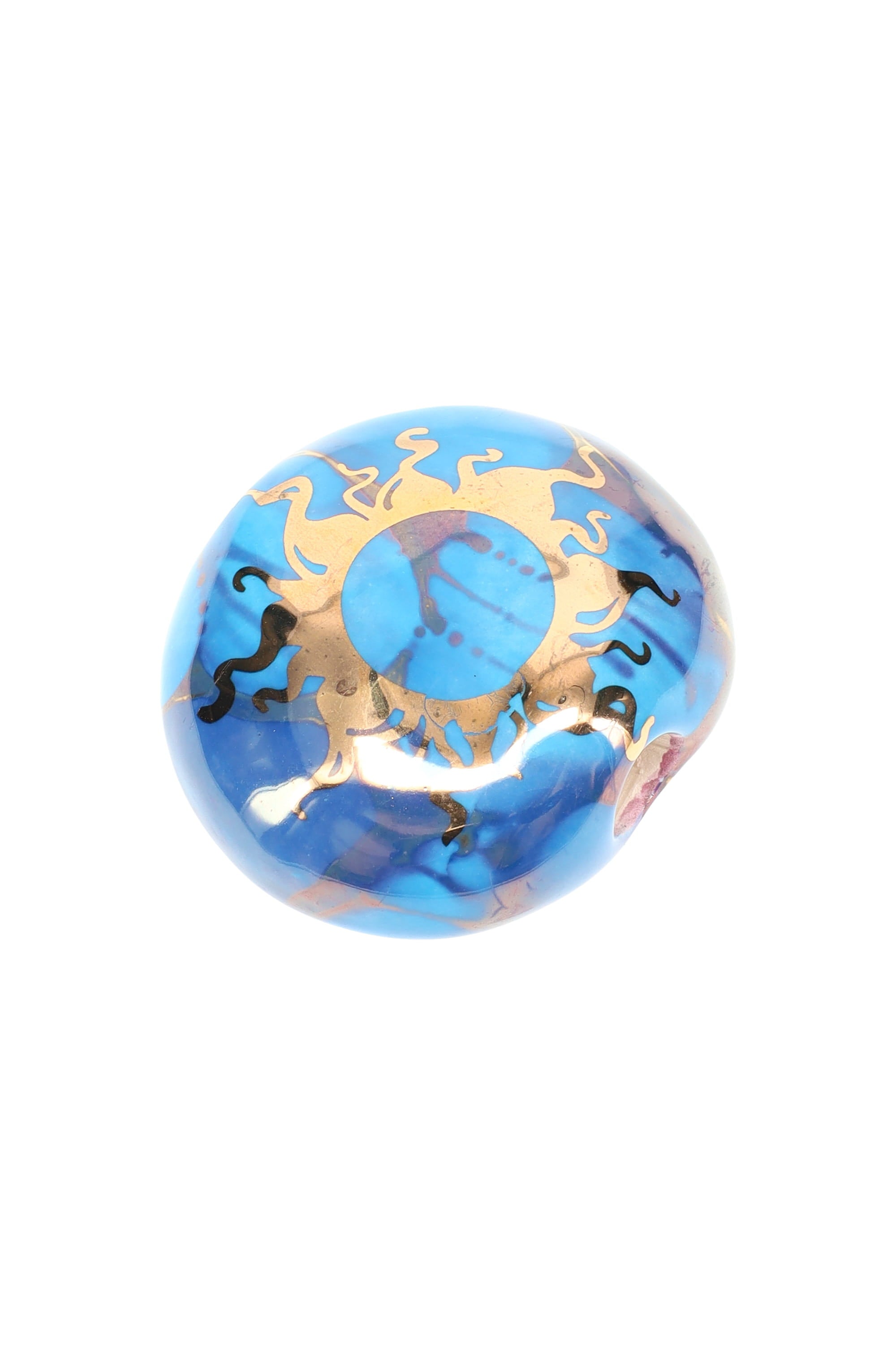 Ancient Creations Ceramics Round Smoke Stone – Made in USA by Smoke Drop - view 13 | Buddy Brandz