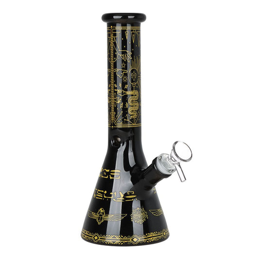 Infernal Eye Beaker Glass Water Pipe - 9.75" / 14mm F by Smoke Drop | Buddy Brandz | Buddy Brandz