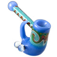 Load image into Gallery viewer, Crush Fang Dual Galaxy Marbles Bubbler Pipe by Smoke Drop - view 3 | Buddy Brandz
