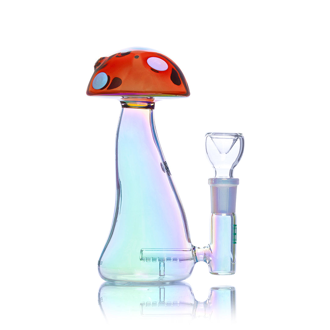 HEMPER- Trippy Shroom Bong 6" by Smoke Drop - view 3 | Buddy Brandz