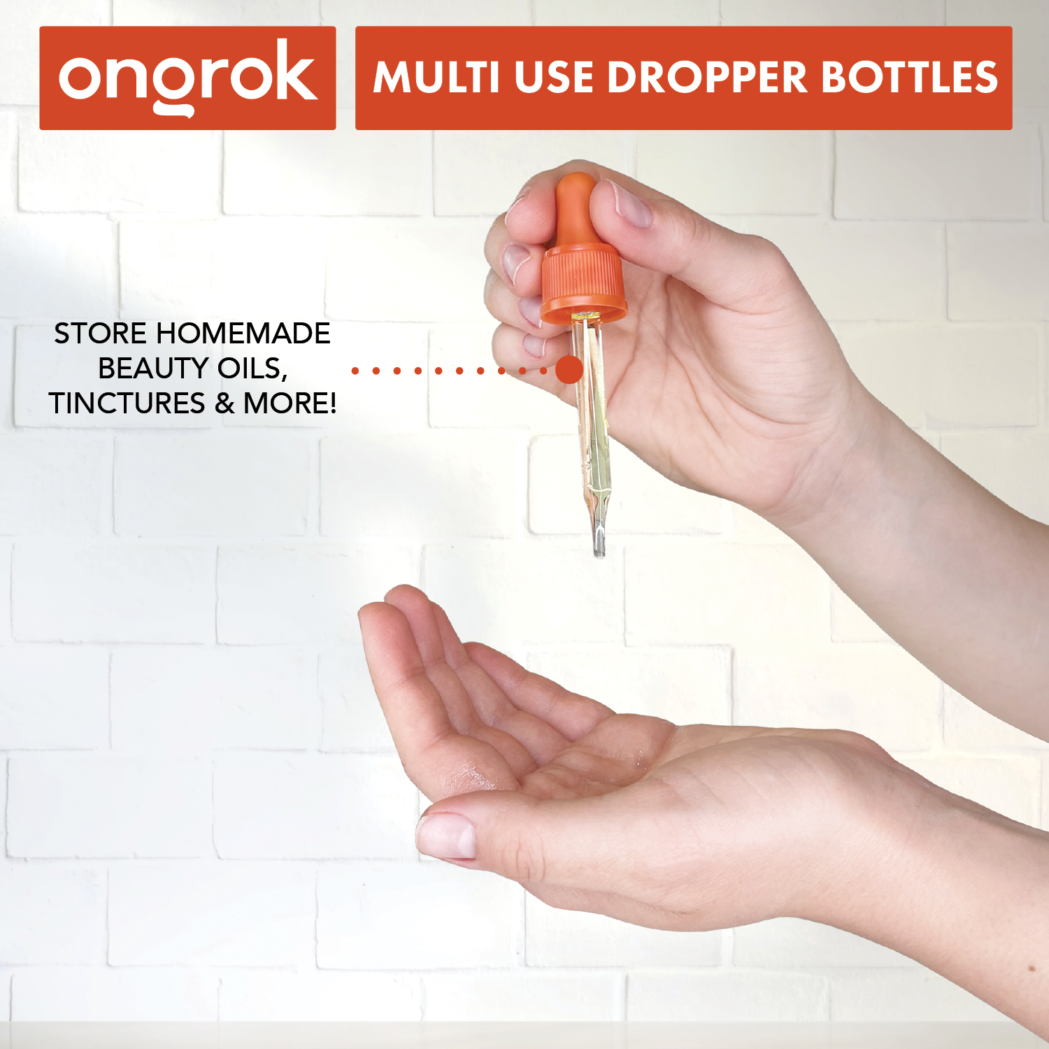 Ongrok Glass Dropper Jars, 6 pack by Smoke Drop - view 9 | Buddy Brandz