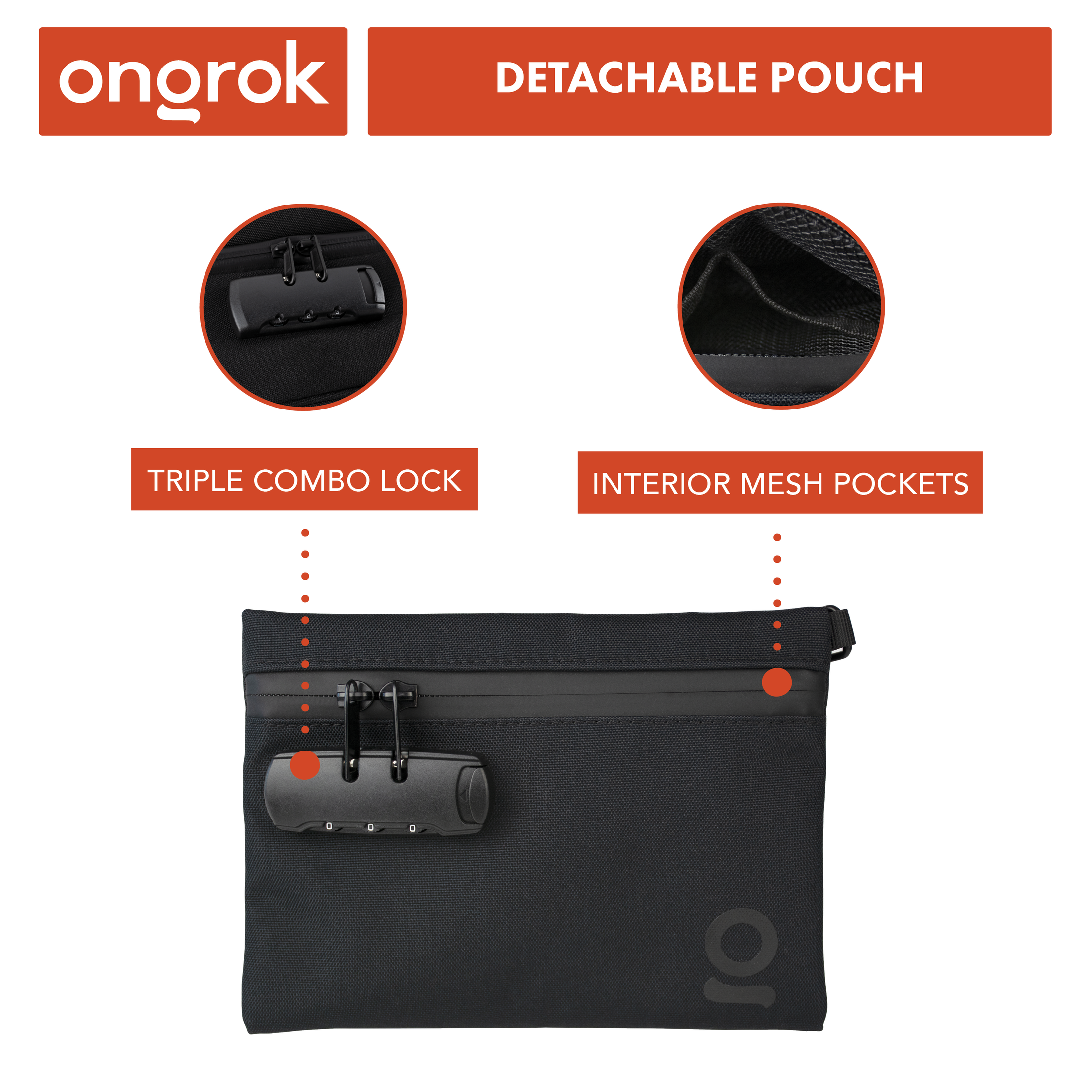 Ongrok Carbon-lined Smell proof Duffle Bag by Smoke Drop - view 6 | Buddy Brandz