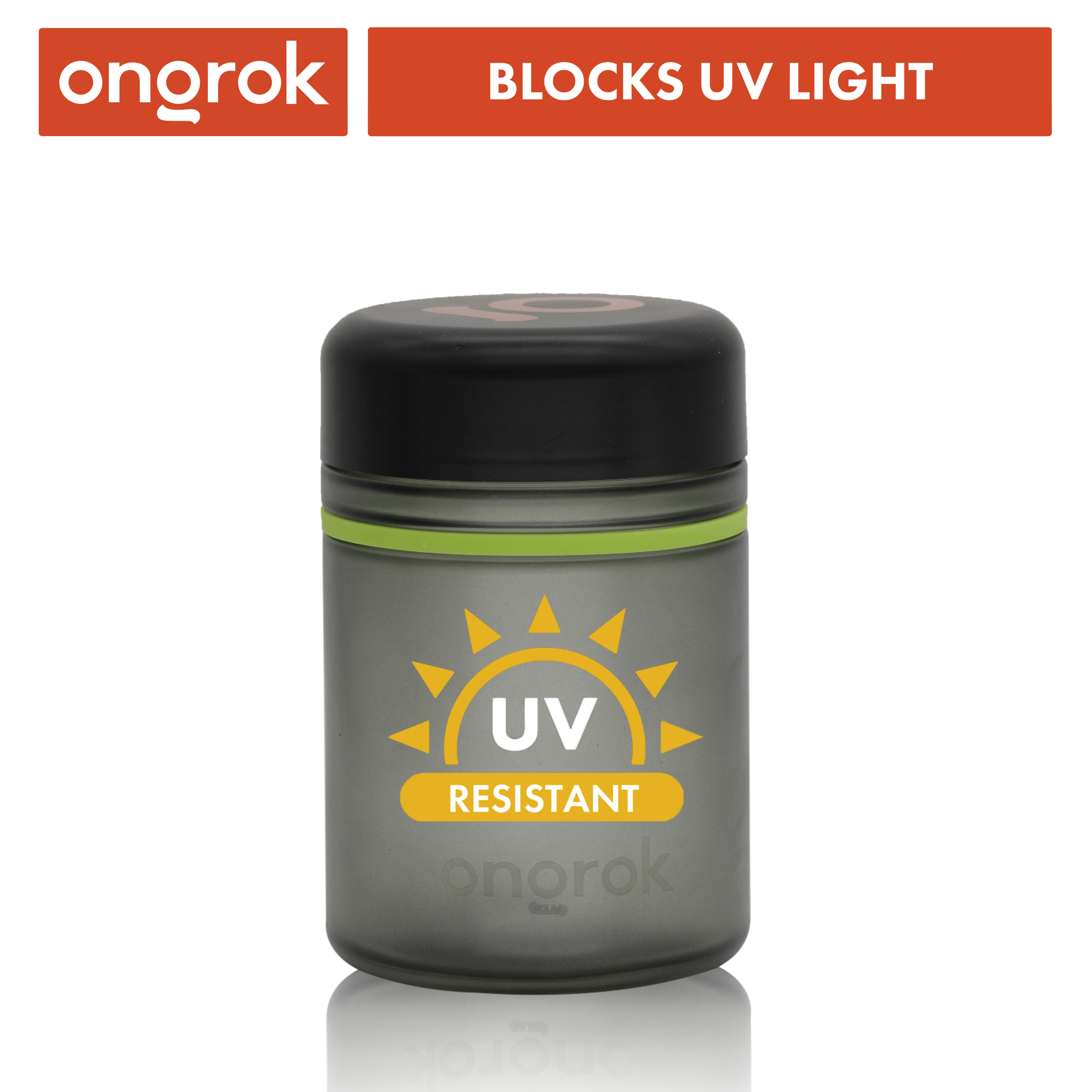 Ongrok 500ml Child Resistant Jars, 2 pack by Smoke Drop - view 4 | Buddy Brandz