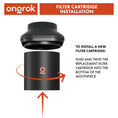 Cargar la imagen en la vista de la galería, Ongrok Personal Air Filter with Replaceable Cartridges by Smoke Drop - view 3 | Buddy Brandz
