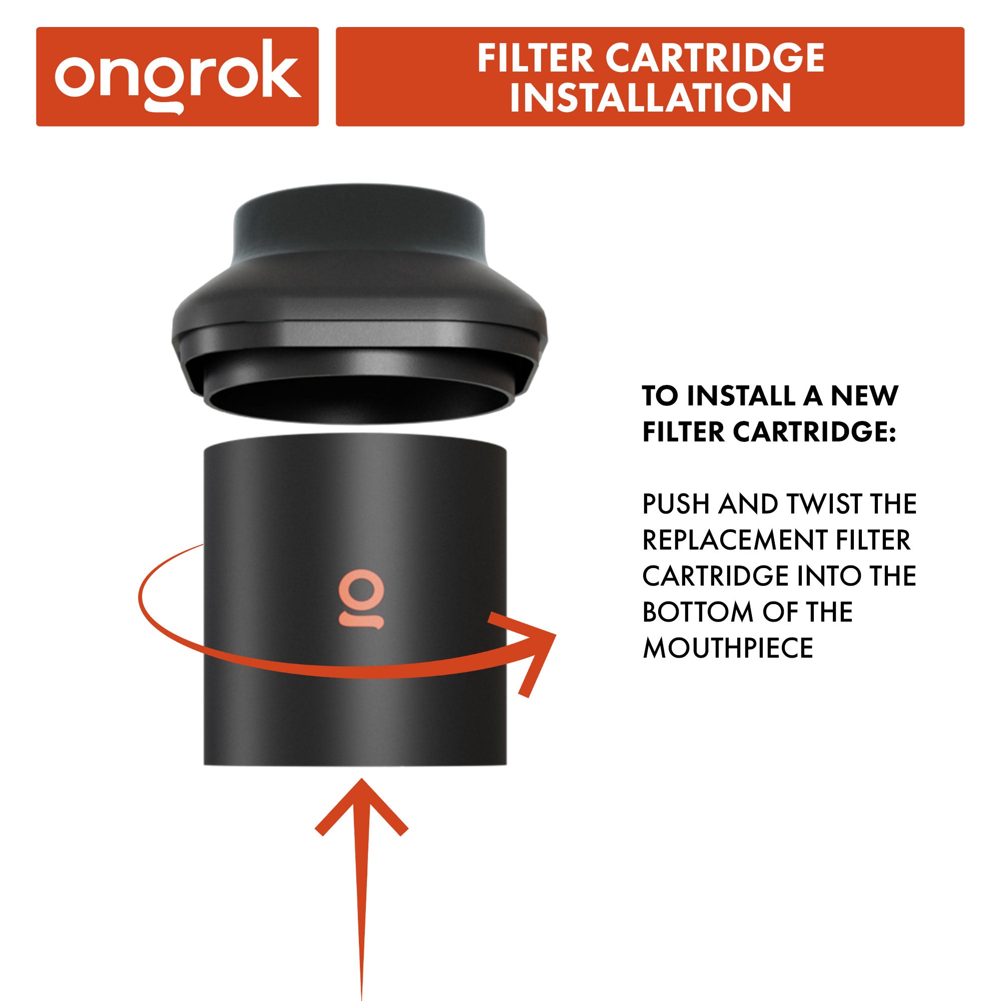 Ongrok Personal Air Filter with Replaceable Cartridges by Smoke Drop - view 3 | Buddy Brandz